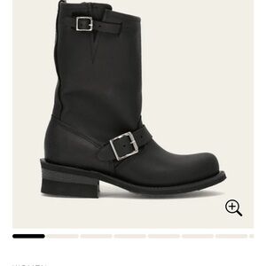 FRYE AND CO. Black Combat & Moto Boots